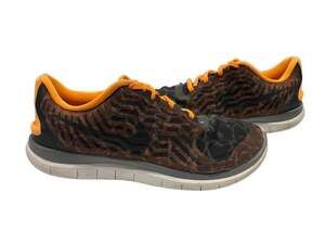 Nike Free 4.0 V4 Orange Black Running Shoes 8.5